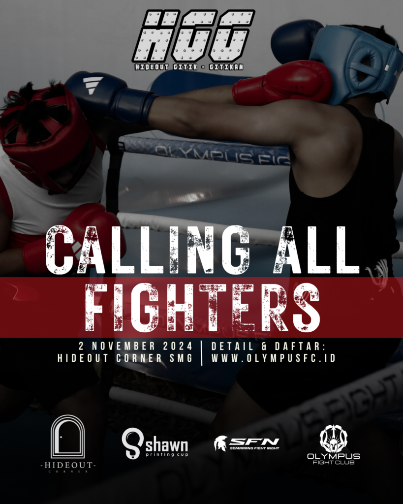 Red and White Professional Boxer Fighter Movie Poster